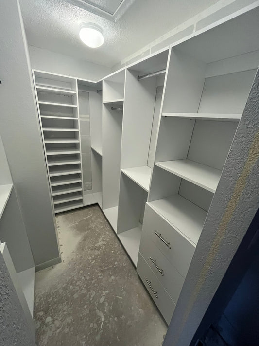 Custom Walk-in Closet organizer